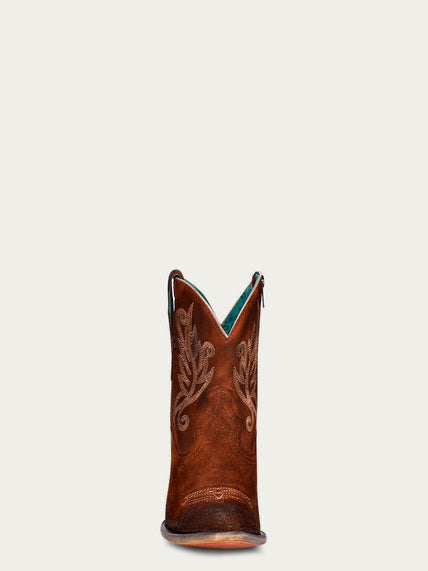 Corral Women’s Cognac Embroidery Ankle Boot J Toe