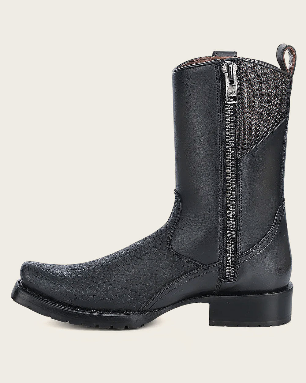 Cuadra Men’s Oxford Láser & Zipper Narrow Square Toe