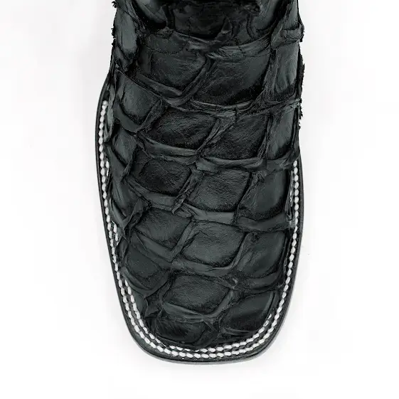 Wild West Boots Pirarucu Fish Square Toe