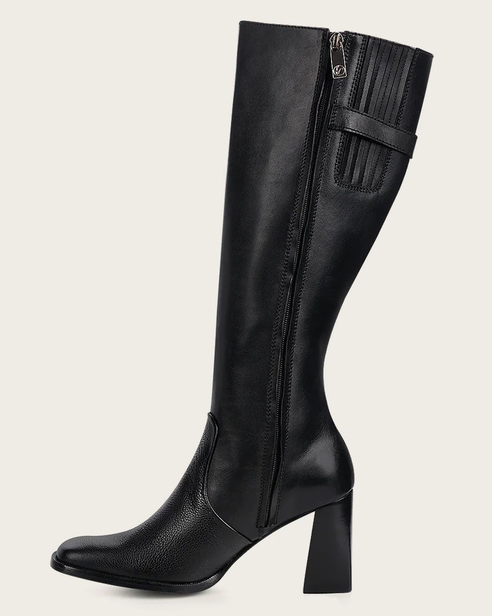 Franco Cuadra Women’s Black Zipper French Toe
