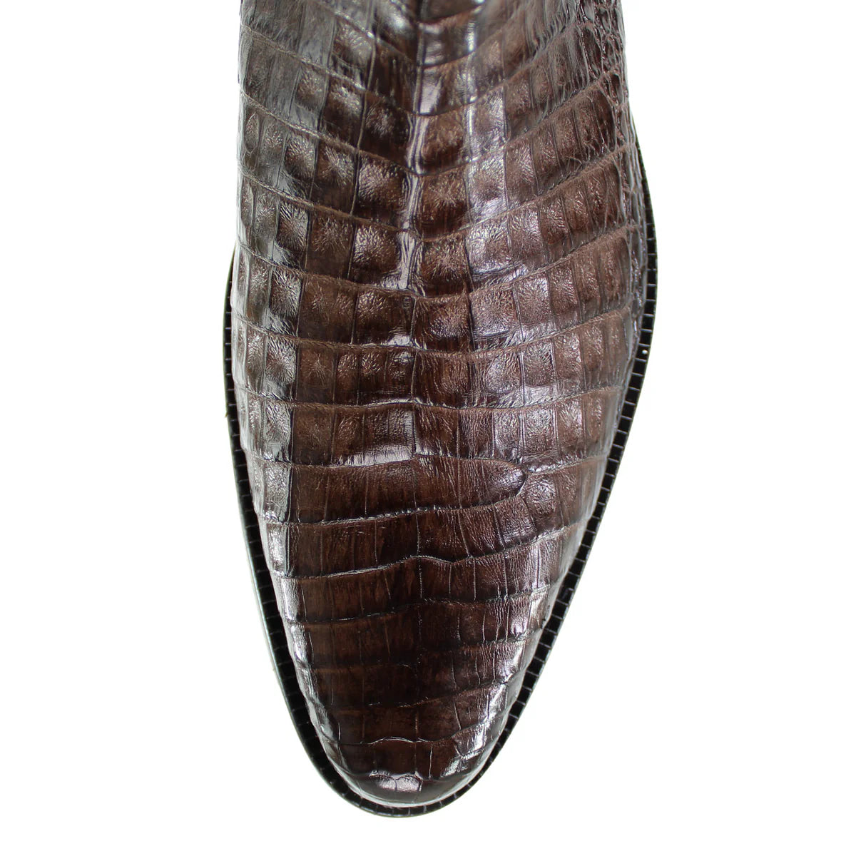 Franco Cuadra Men’s brown Caiman Zipper Round Toe