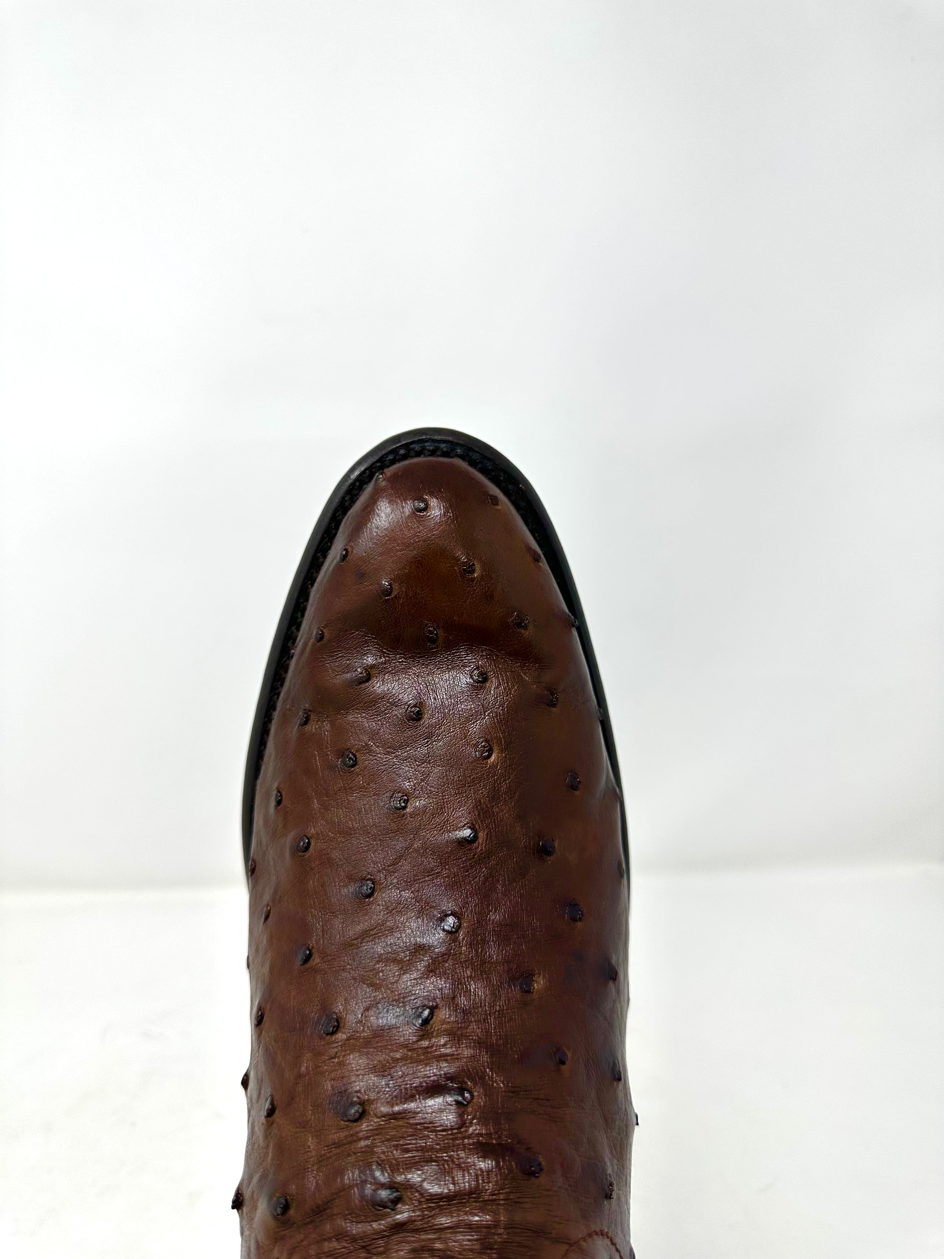 Men’s Roper Chocolate Ostrich Boot