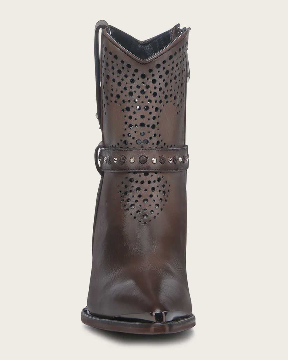 Cuadra Mujer Botín De Res Crust Taupe