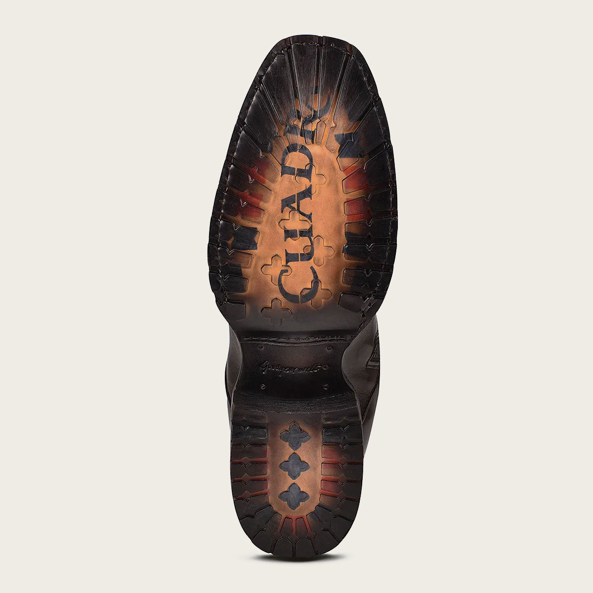 Cuadra Men’s Chaos Brown Laser & Embroidery Narrow Square Toe