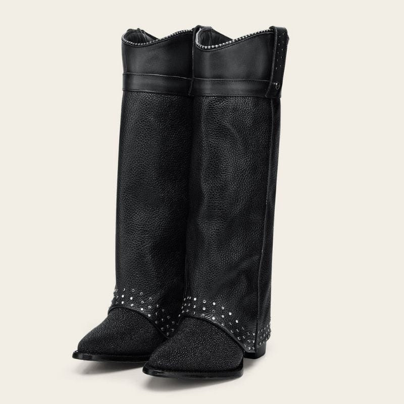Cuadra Bota De Mantarraya Negro Urbano