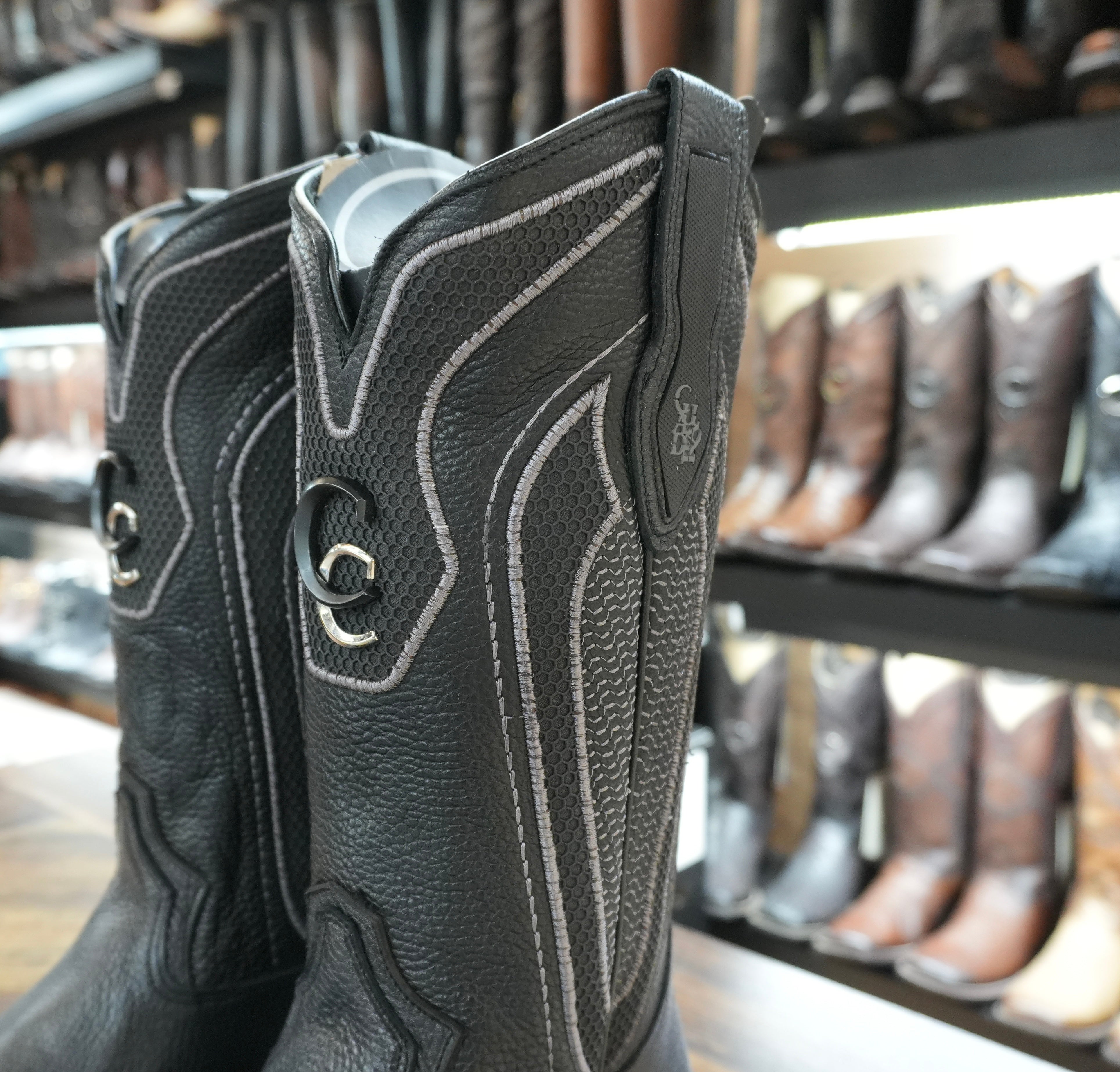 Cuadra Bota De Venado Italiano Negro