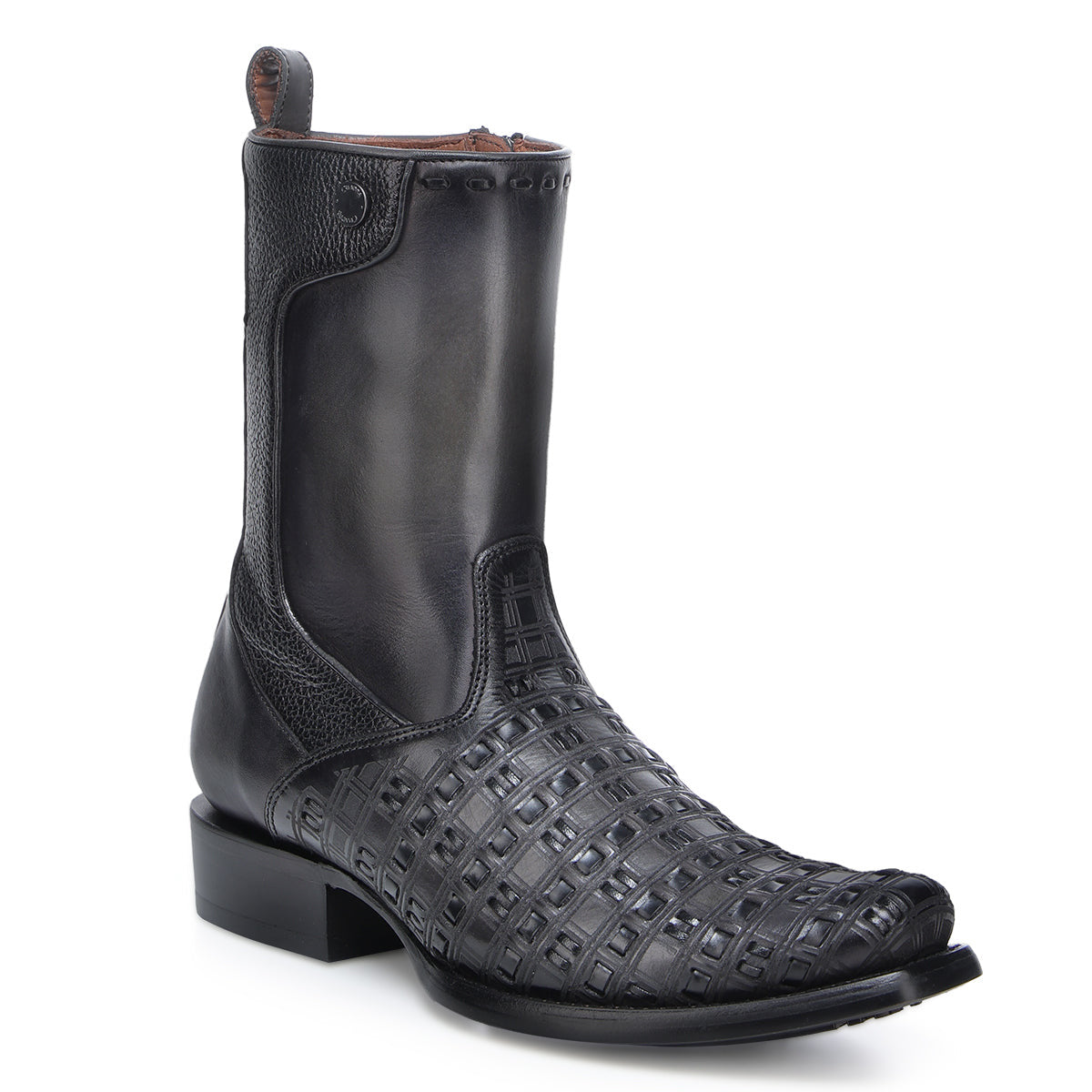 Cuadra Bota De Res Crust Gris Oxford