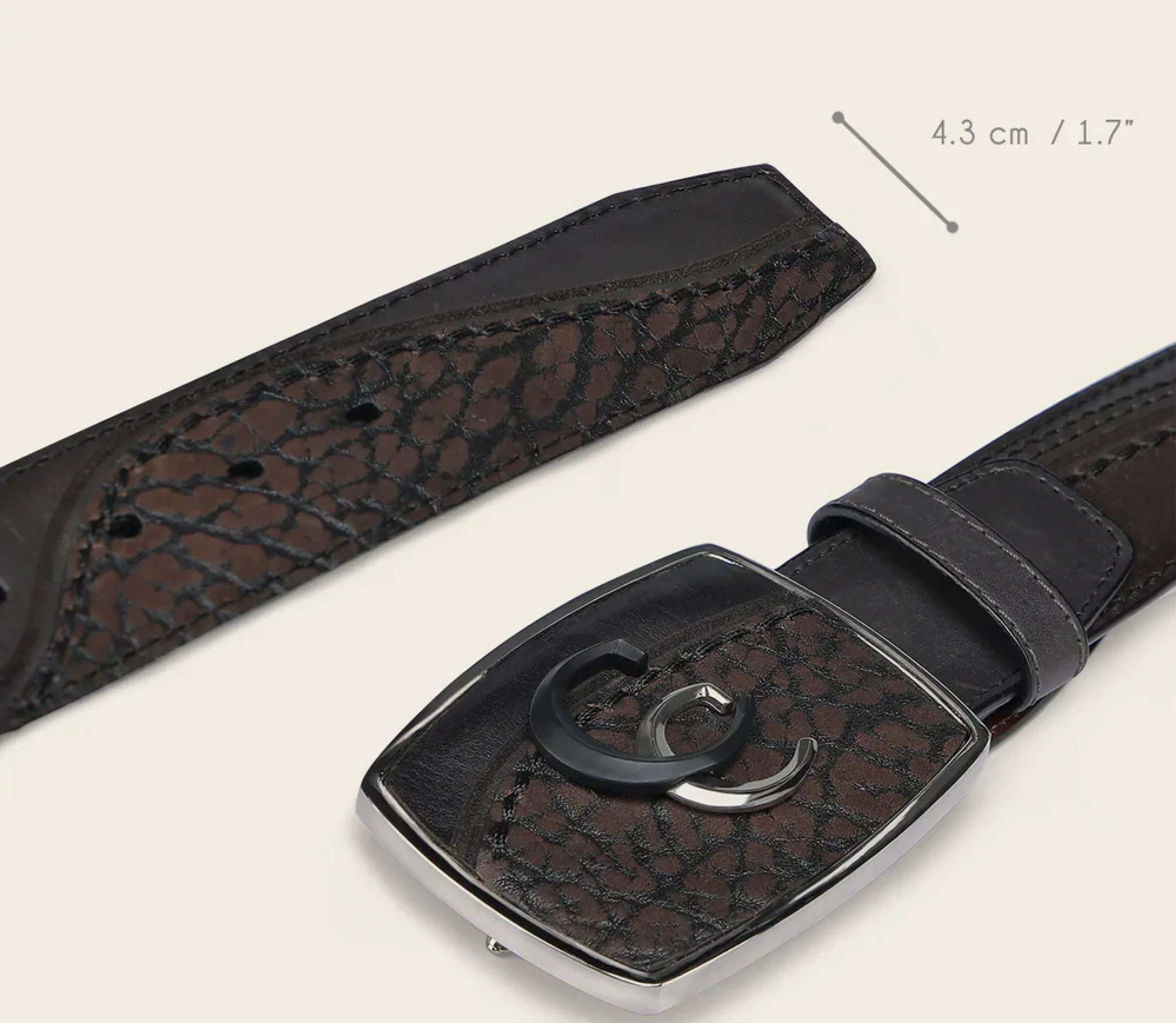 Cuadra Cinto Res Toro Cuello Café