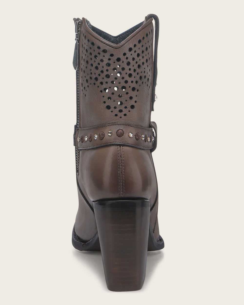 Cuadra Mujer Botín De Res Crust Taupe