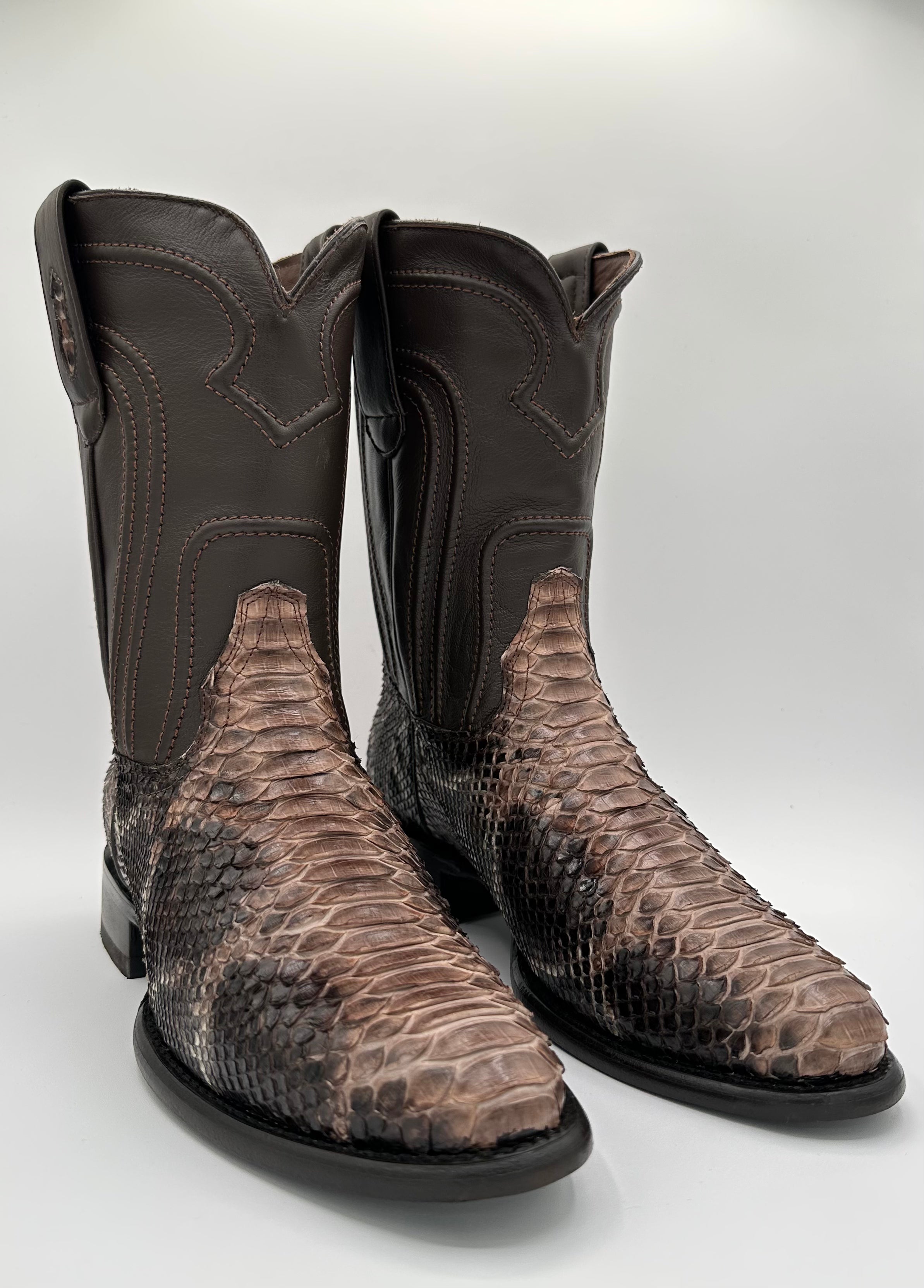 Men’s Roper Rustic Brown Python Boot