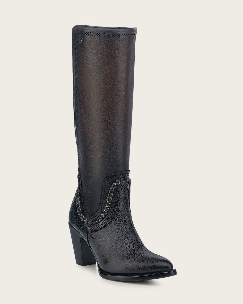 Cuadra Women’s Chocolate Zipper & Elastic Round Toe