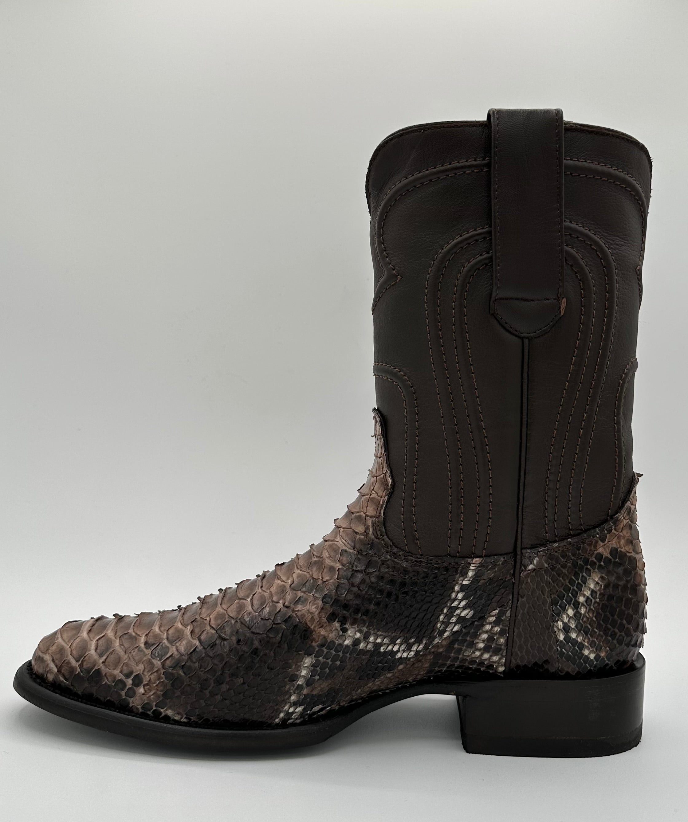 Men’s Roper Rustic Brown Python Boot