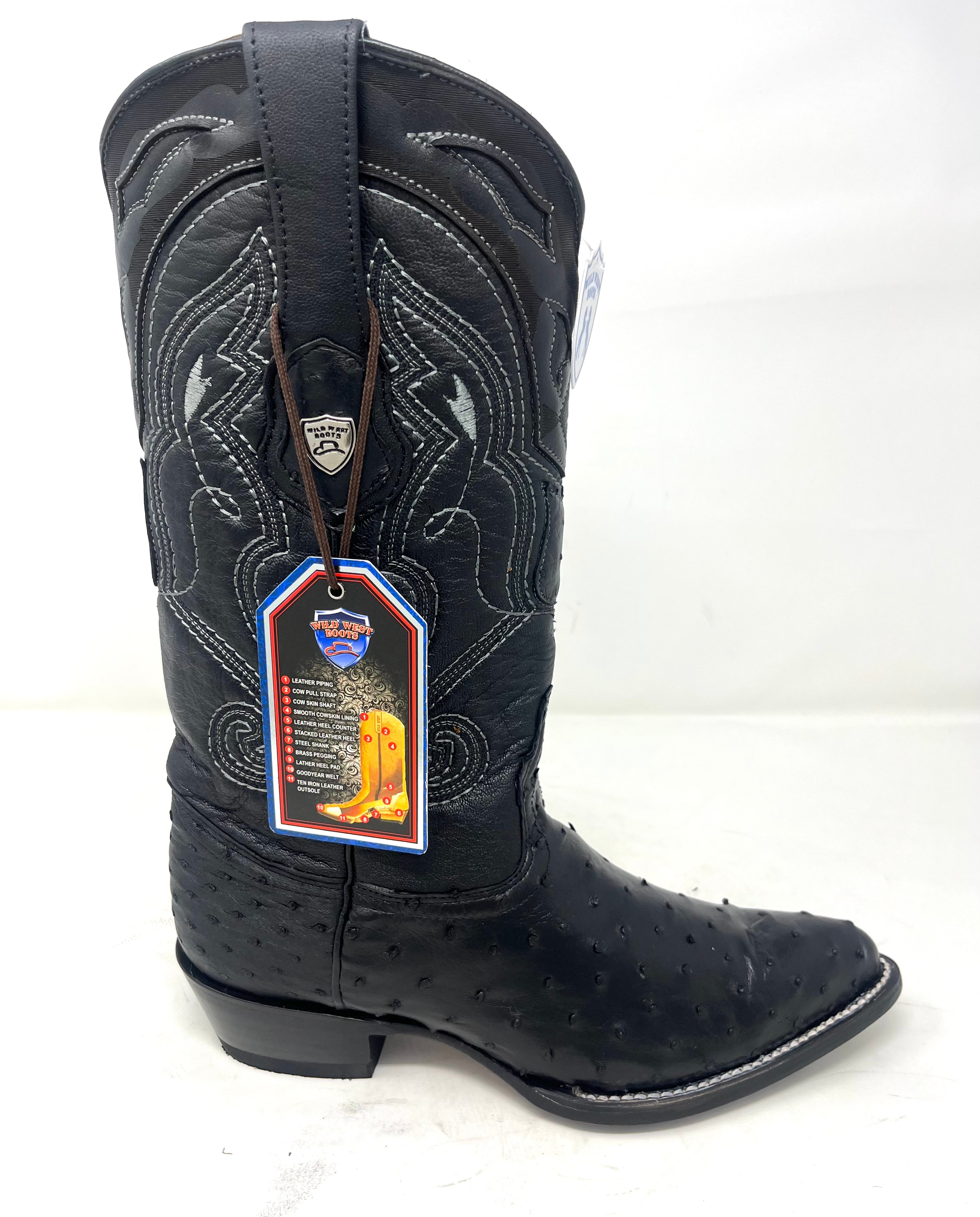 Wild West Men’s J Toe Ostrich