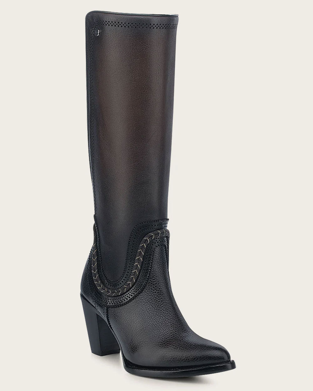 Cuadra Women’s Chocolate Zipper & Elastic Round Toe