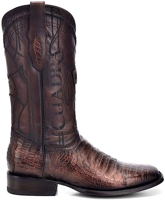 Cuadra Men's Fuscus Copper Caiman Laser & Embroidery Boot