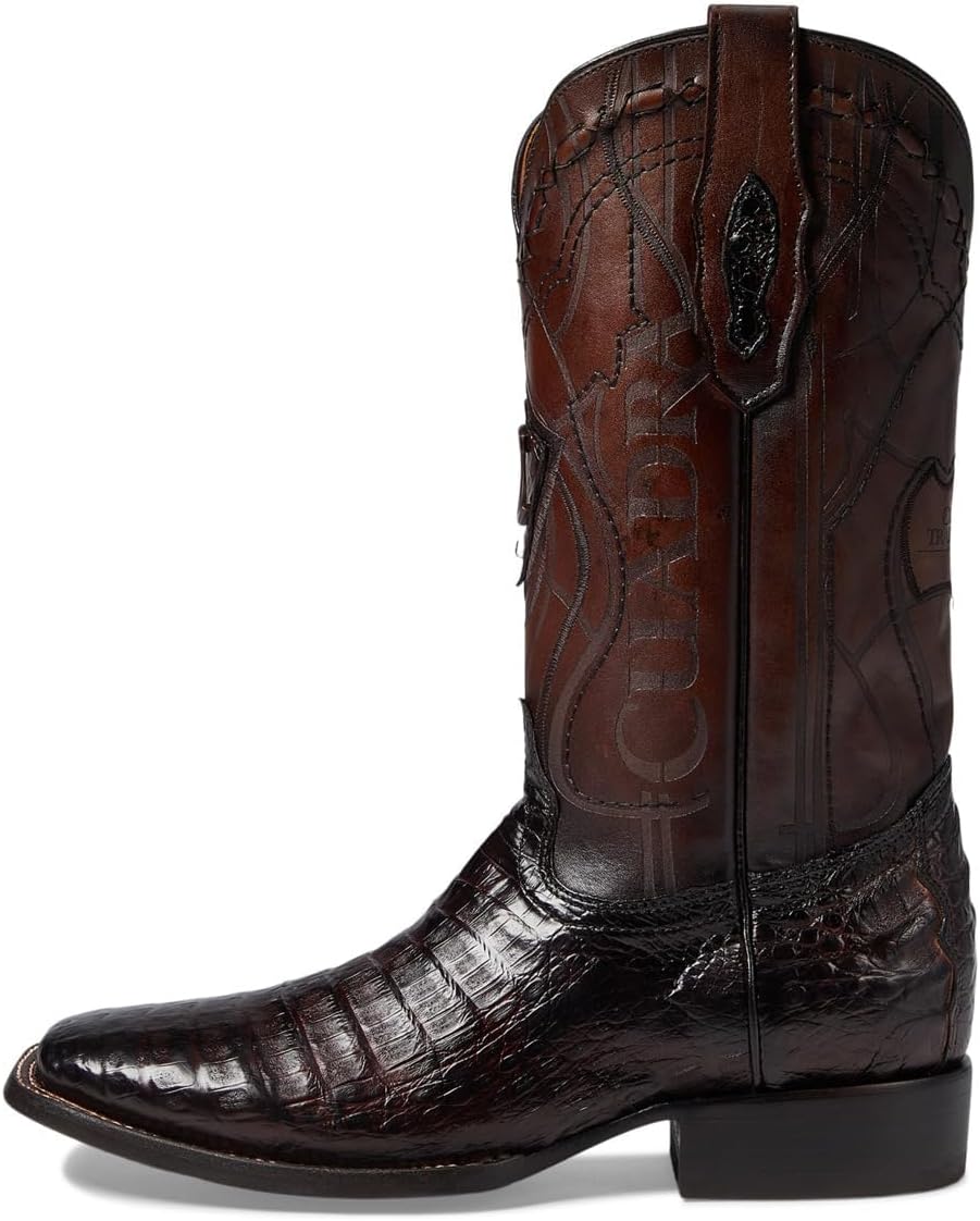 Cuadra Men's Fuscus Copper Caiman Laser & Embroidery Boot