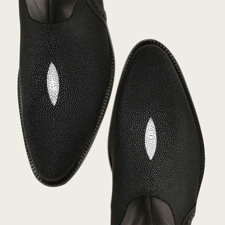 Franco Cuadra Bota Caballero Mantarraya Negro