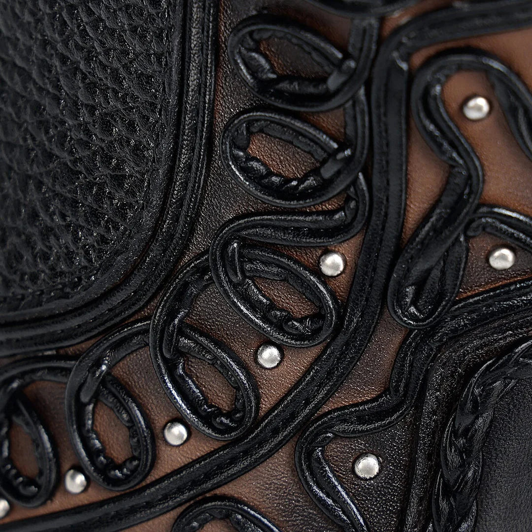 Cuadra Ladies Boot Chocolate Zipper Round Toe