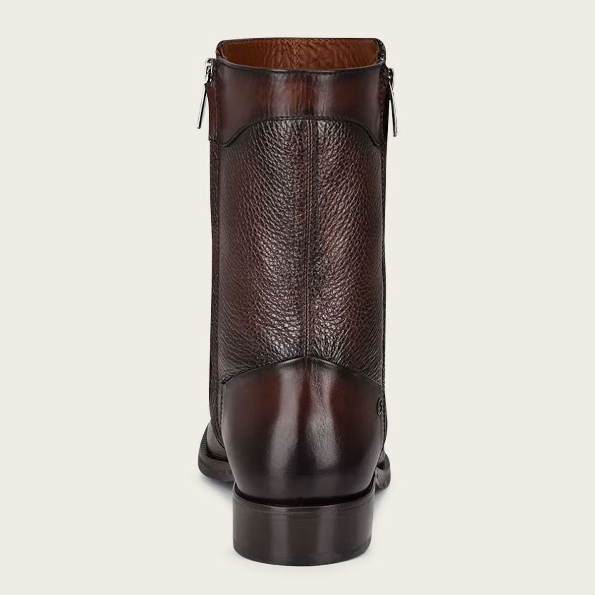 Franco Cuadra Hand-painted Brown Deer leather boot