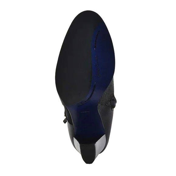 Franco Cuadra Bota Dama De Mantarraya Velvet Black
