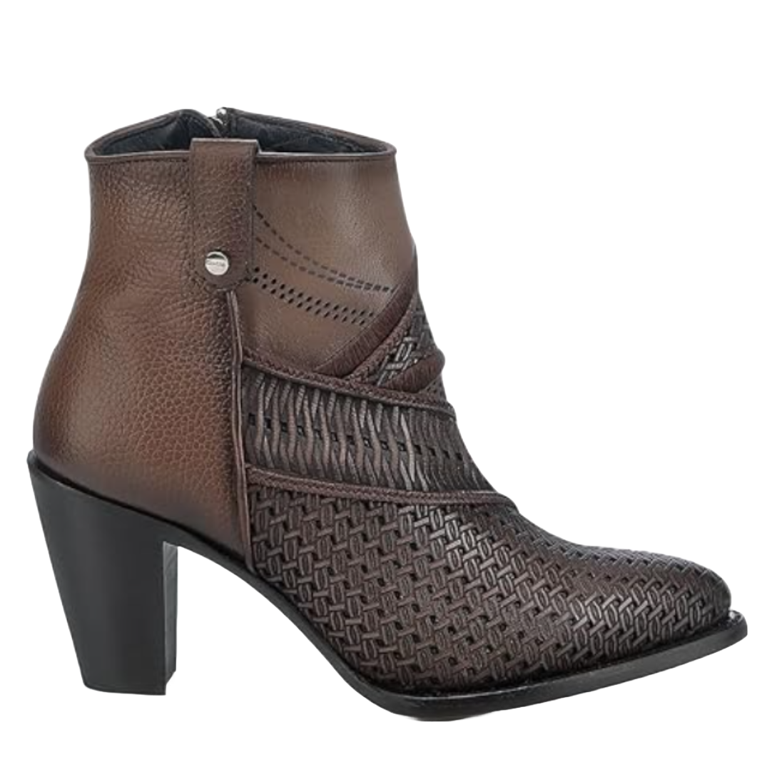 Cuadra Botin Laser De Res Crust Taupe