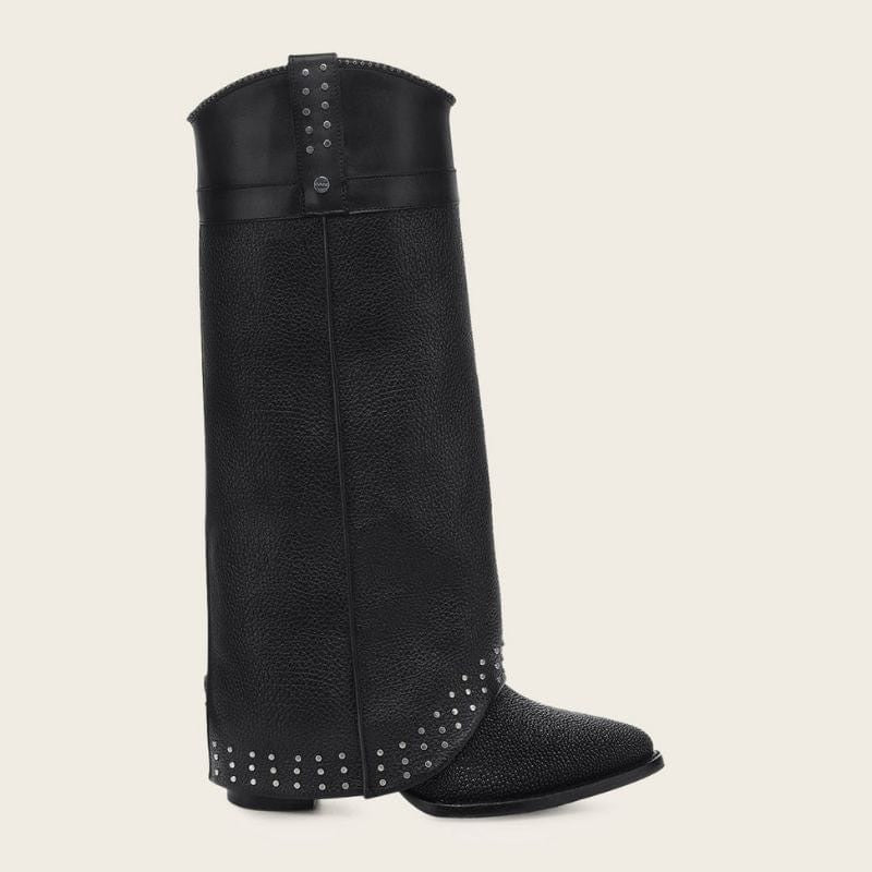 Cuadra Bota De Mantarraya Negro Urbano
