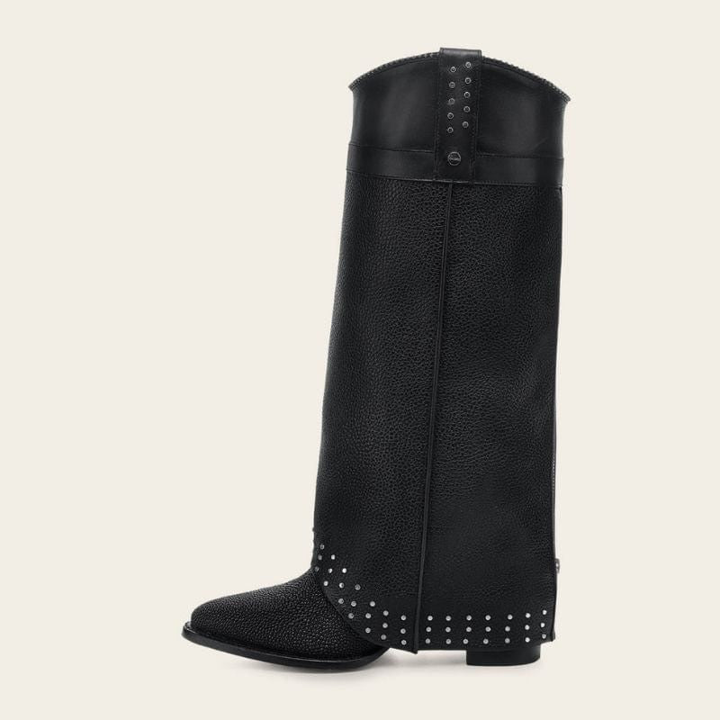 Cuadra Bota De Mantarraya Negro Urbano