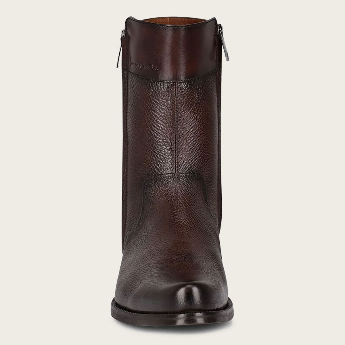 Franco Cuadra Hand-painted Brown Deer leather boot