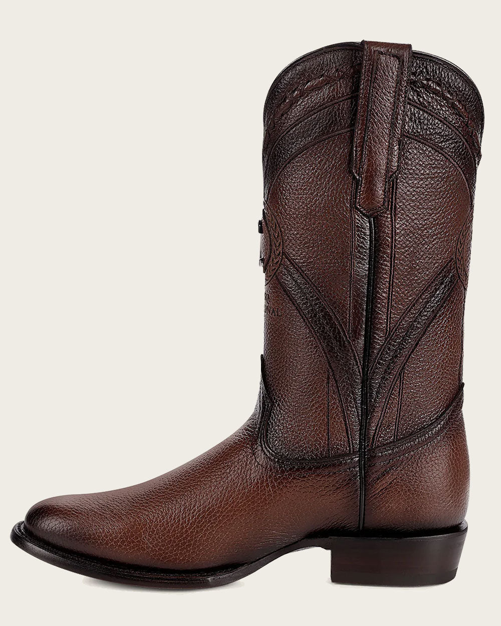 Cuadra Men’s Honey Deer Embroidery & Woven J Toe Boot