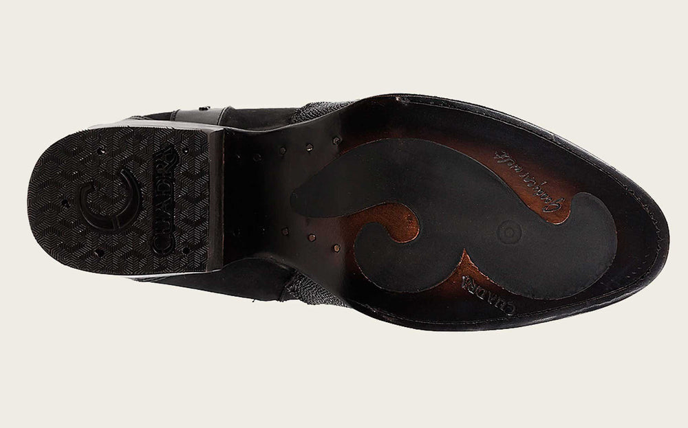 Cuadra Bota Dama De Mantarraya Negro