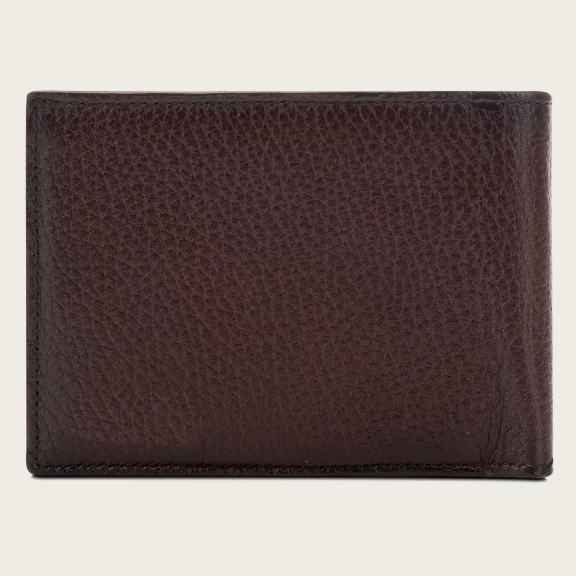 Cuadra Brown Deer Stitching Wallet