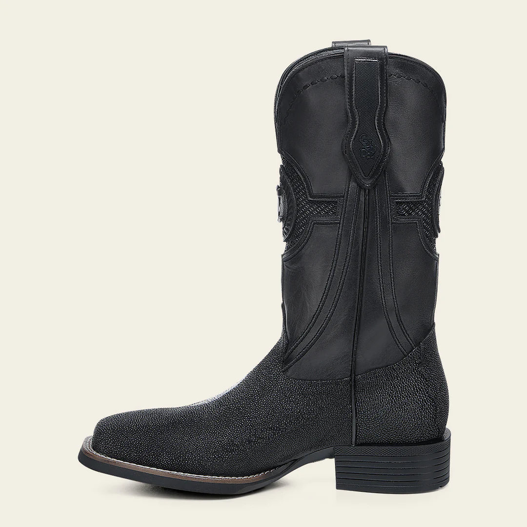 Cuadra Bota De Mantarraya Negro