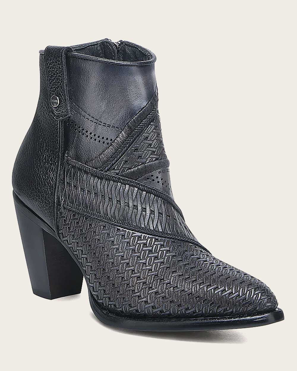 Cuadra Women’s Oxford Láser & Embroidery & Studs & Zipper Round Toe