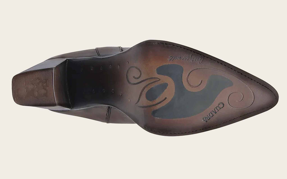 Cuadra Mujer Botín De Res Crust Taupe