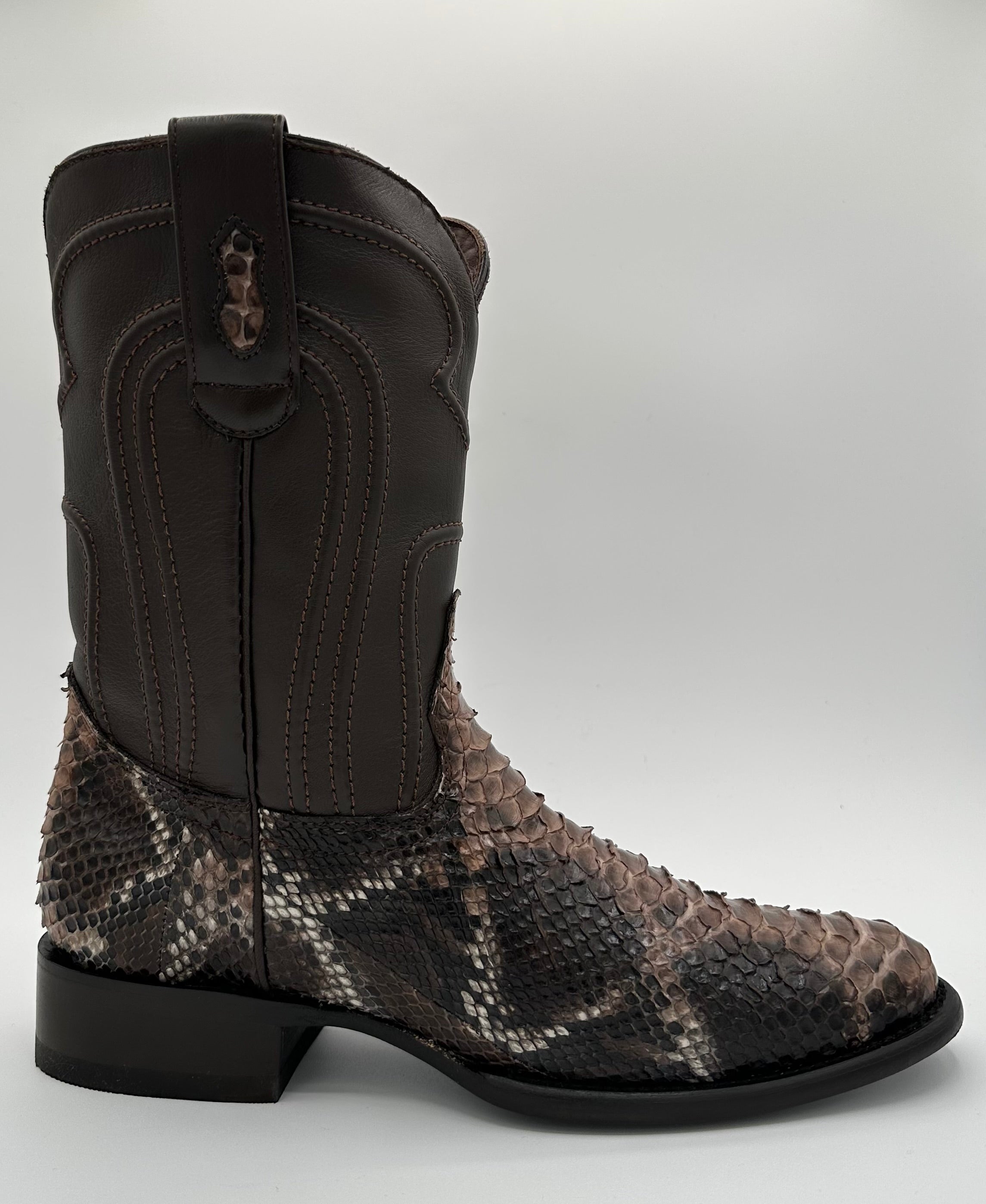 Men’s Roper Rustic Brown Python Boot