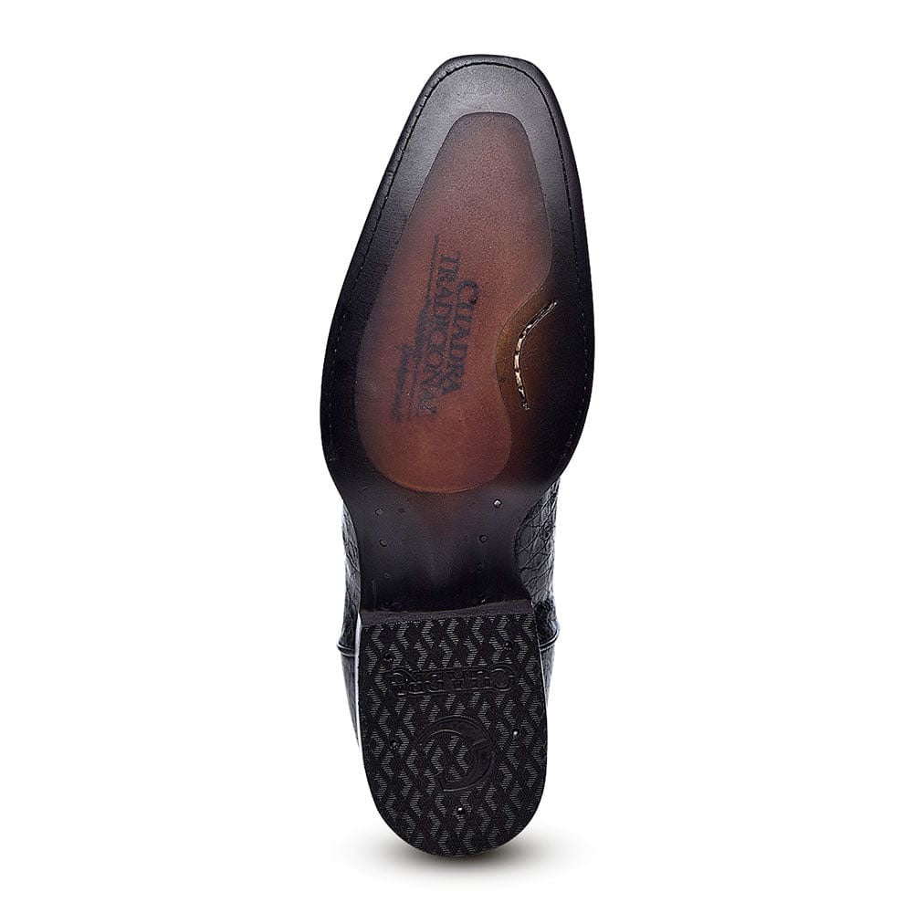 Cuadra Men's Black Cherry Caiman French Toe