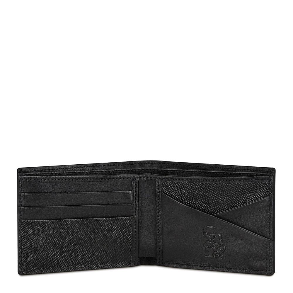 Cuadra Men’s Atlantic Black Caiman Wallet