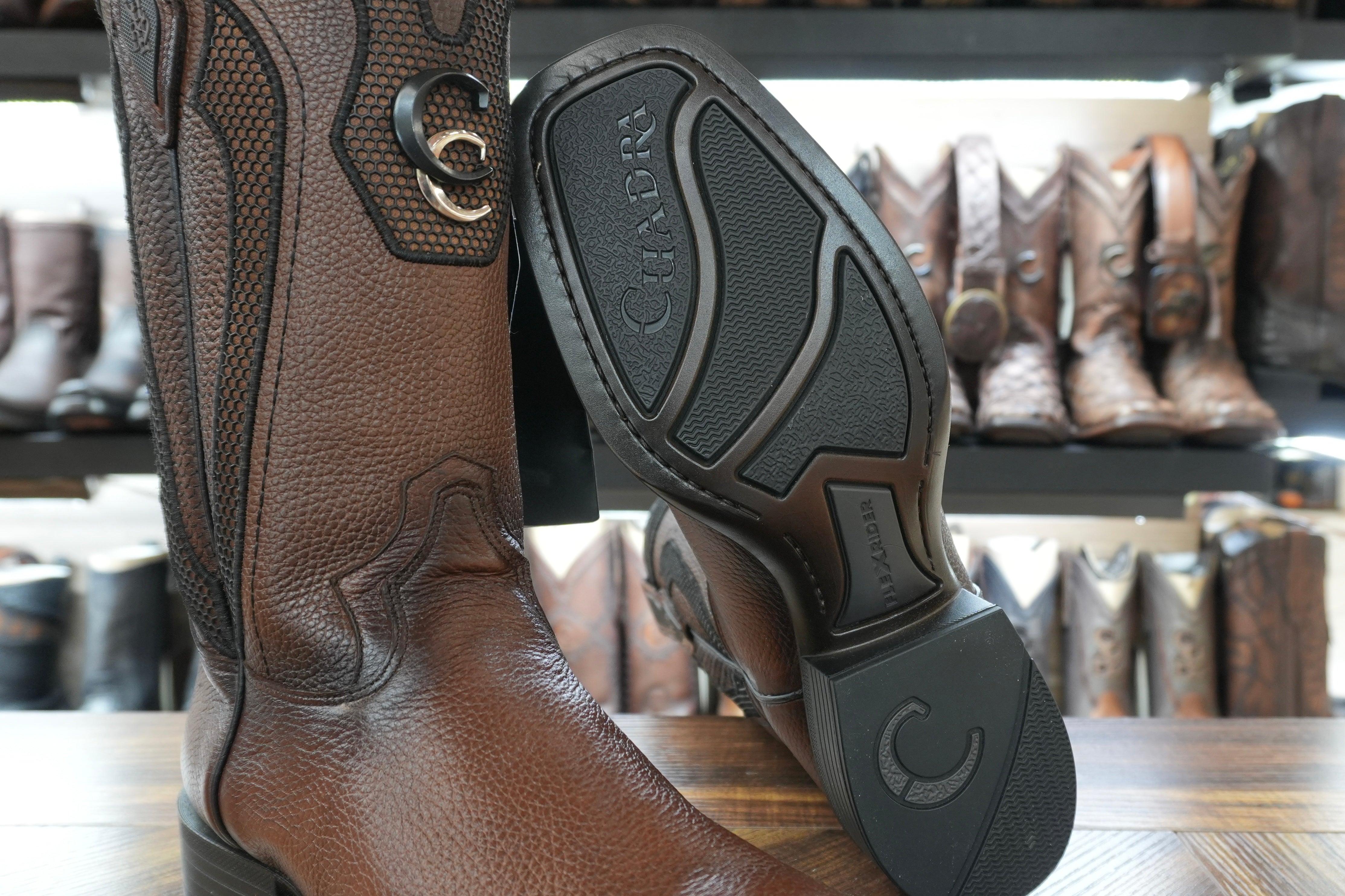 Cuadra Bota De Venado Italiano Miel