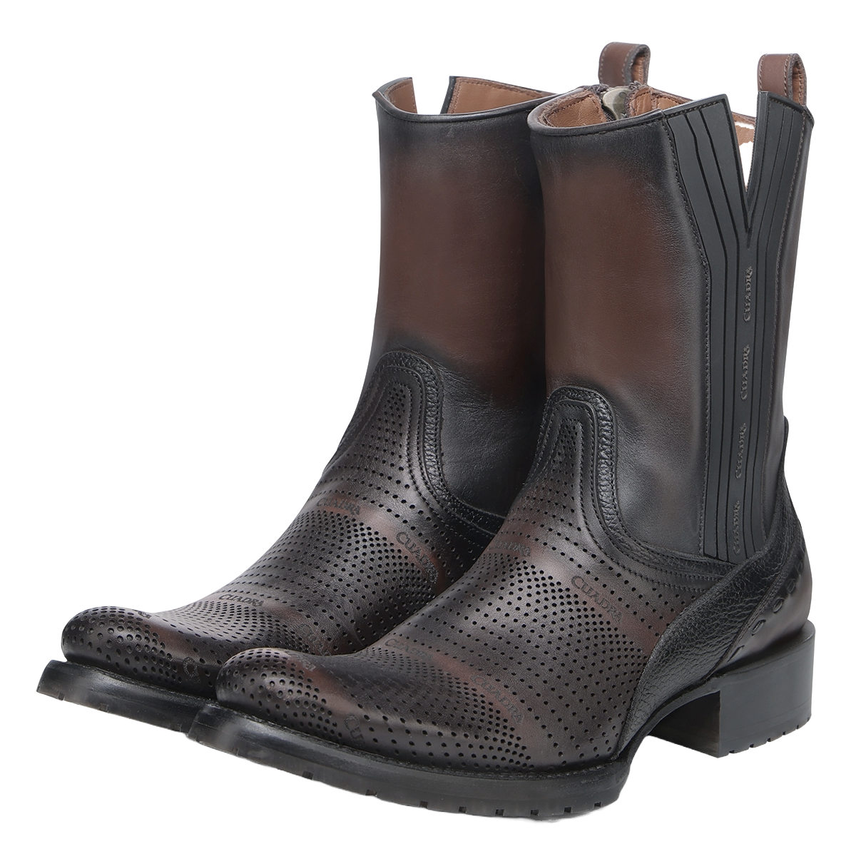 Cuadra Bota de Res Crust Castaño