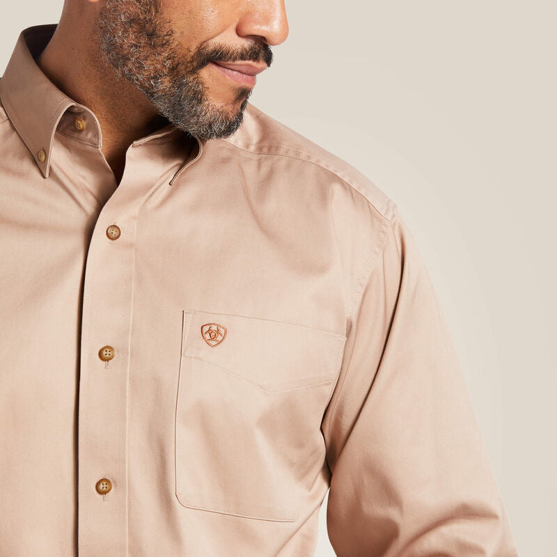 Solid Twill Classic Fit Shirt