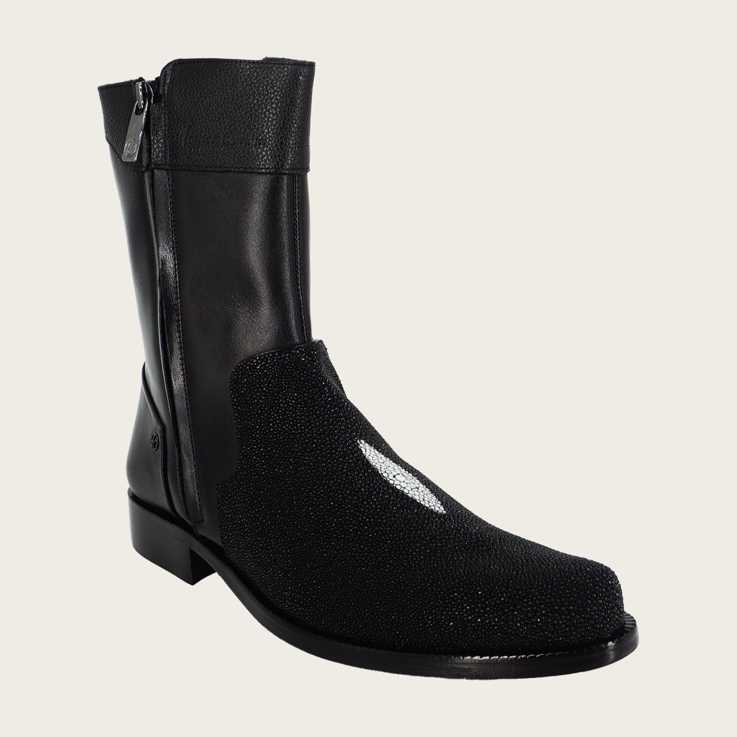 Franco Cuadra Bota Caballero Mantarraya Negro
