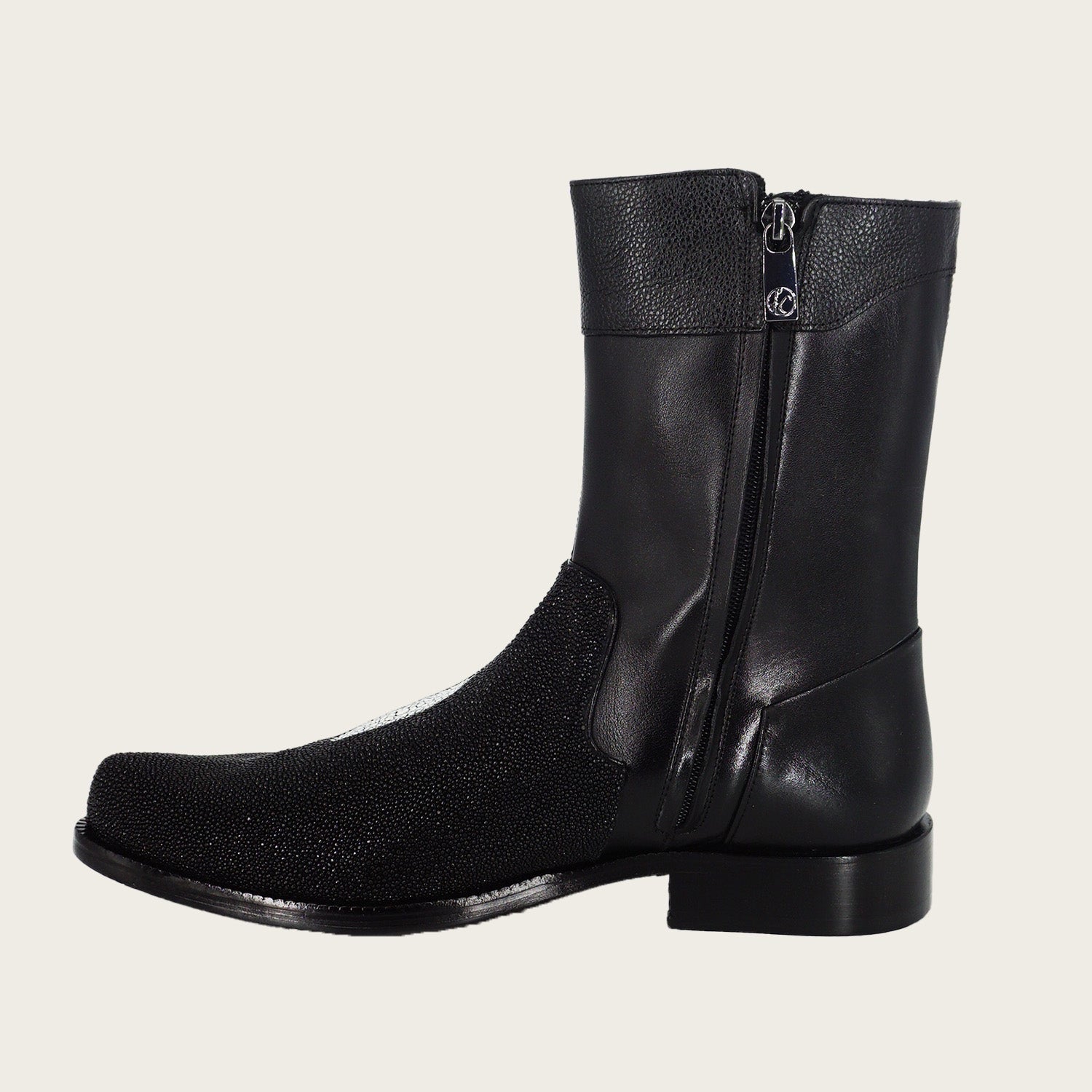 Franco Cuadra Bota Caballero Mantarraya Negro