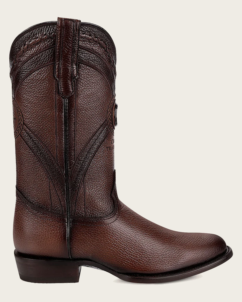 Cuadra Men’s Honey Deer Embroidery & Woven J Toe Boot