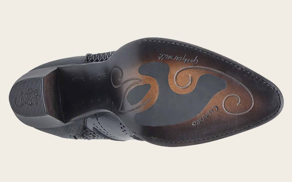 Cuadra Women’s Oxford Láser & Embroidery & Studs & Zipper Round Toe