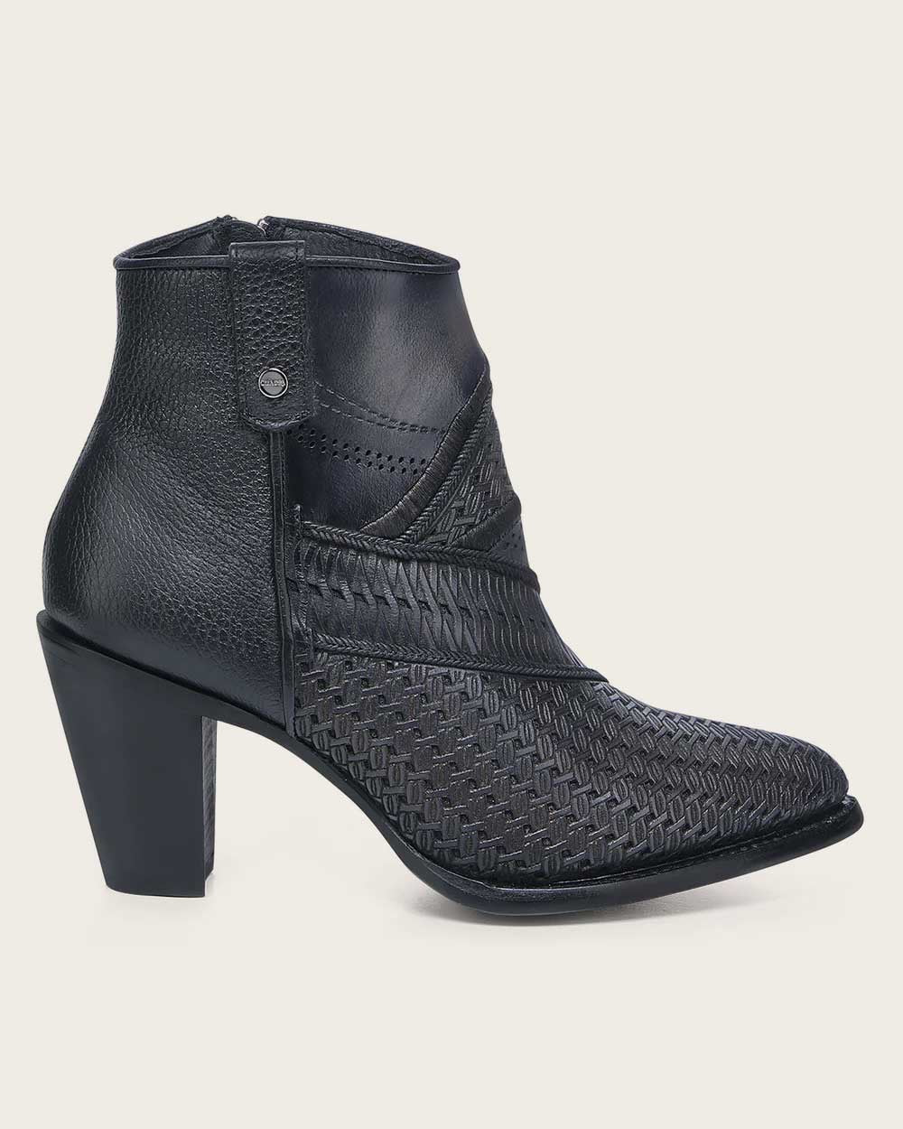 Cuadra Women’s Oxford Láser & Embroidery & Studs & Zipper Round Toe
