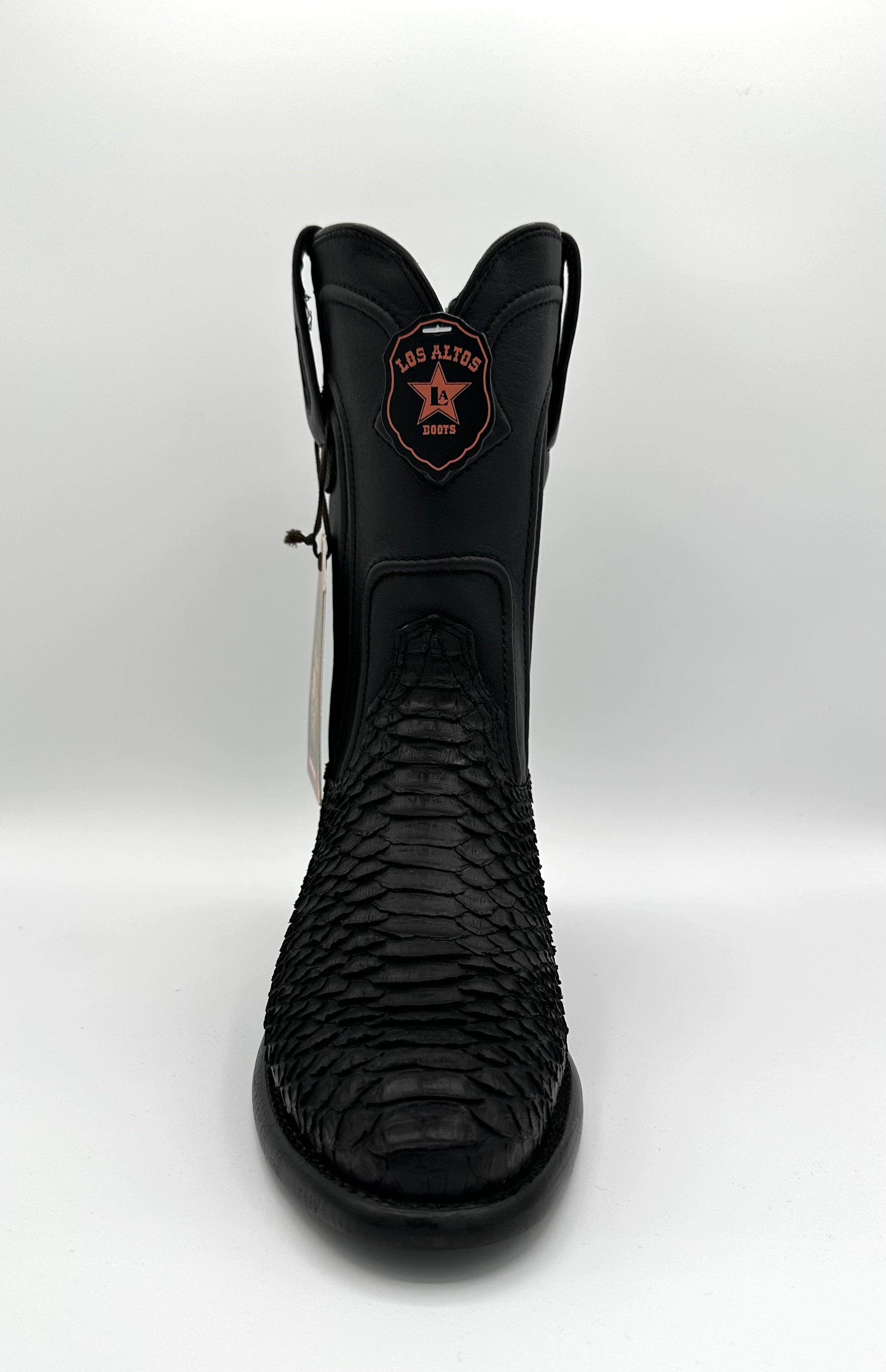 Men’s Roper Black Nobuck Python Boot