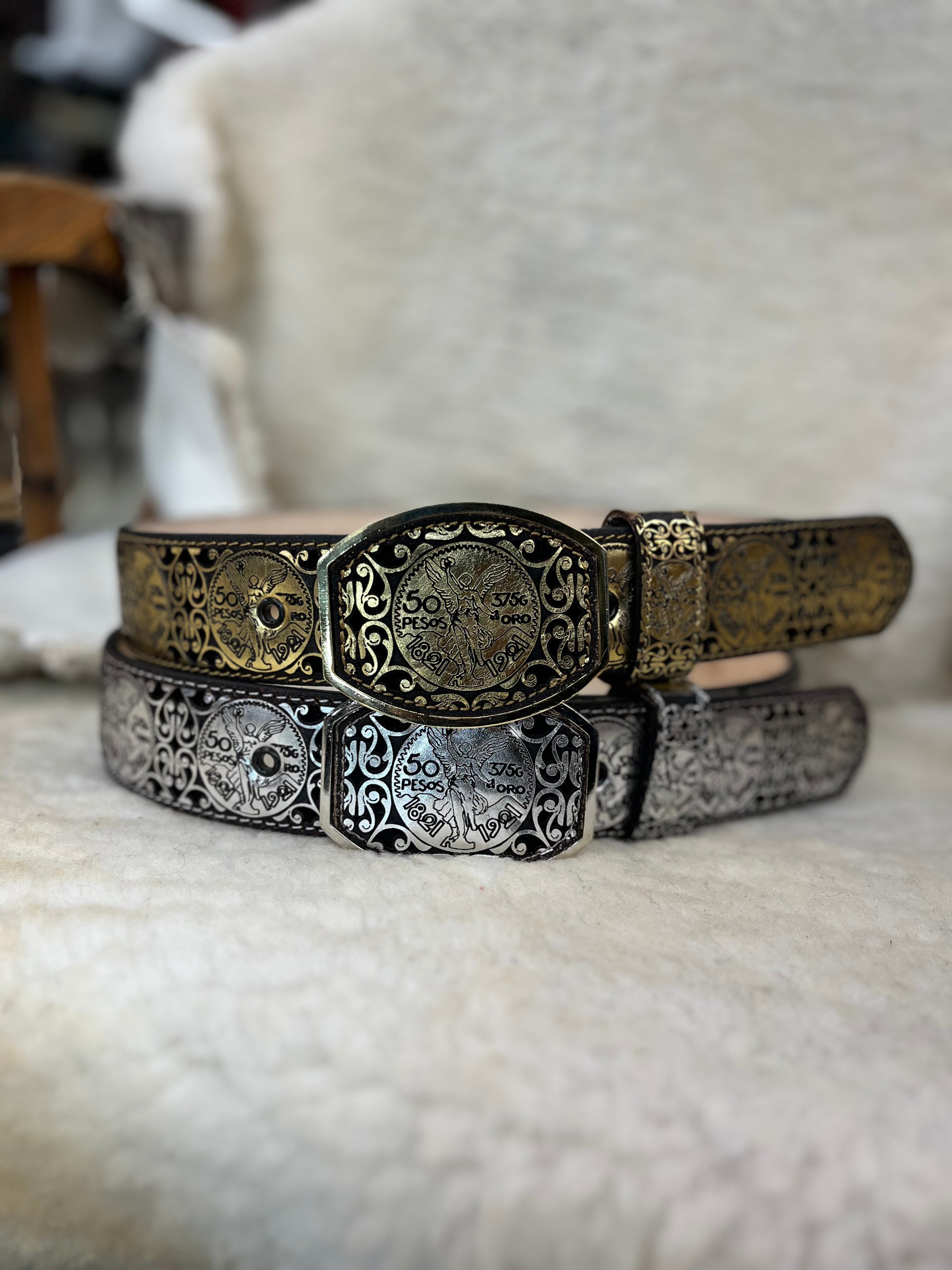 Centenario Láser Engraved Belt