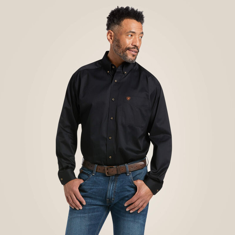 Men’s Solid Twill Classic Fit Shirt