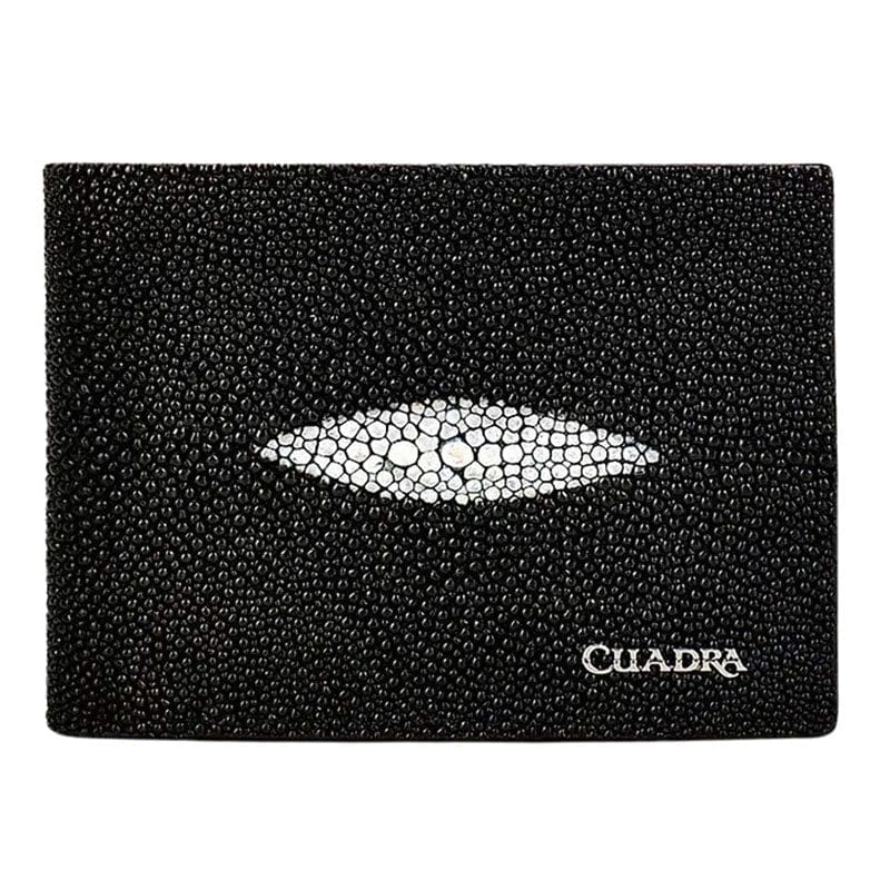 Cuadra Men's Black Stingray Wallet