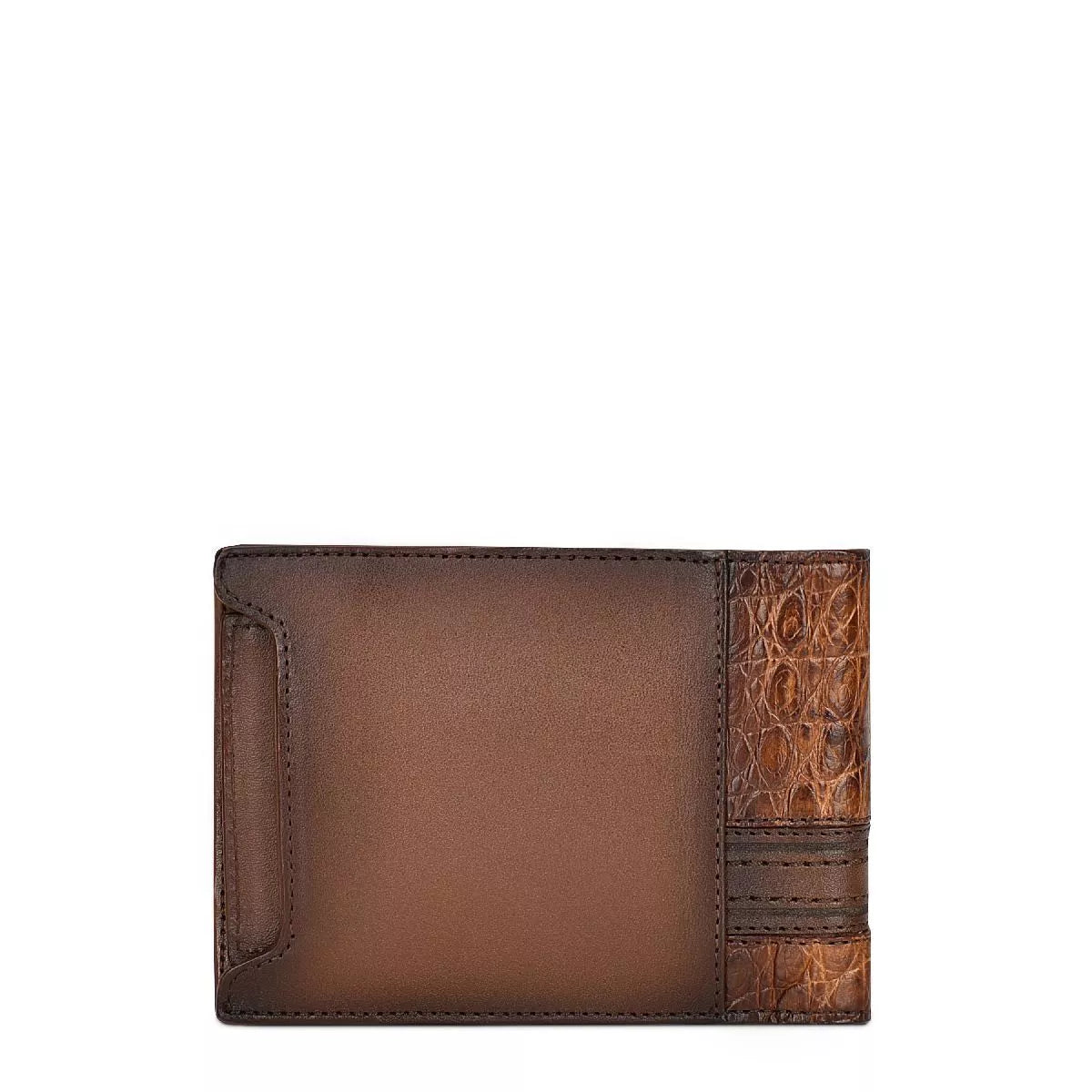 Cuadra Men’s Bali Honey Caiman Wallet